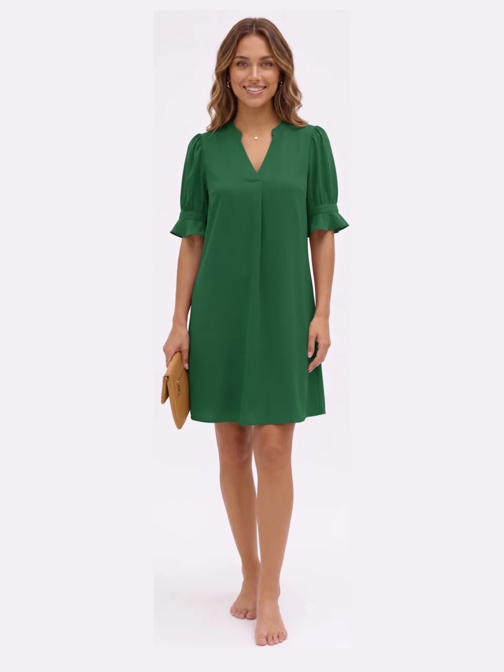 NWOT Emerald Shift Dress